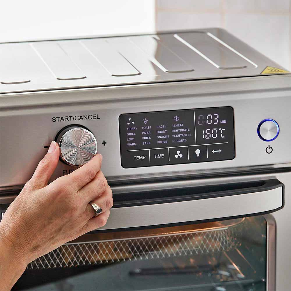 Baccarat Ultimate XL Air Fryer & Oven | Kitchen Benchtop 20L Dehydrator | Electric Rotisserie Oven