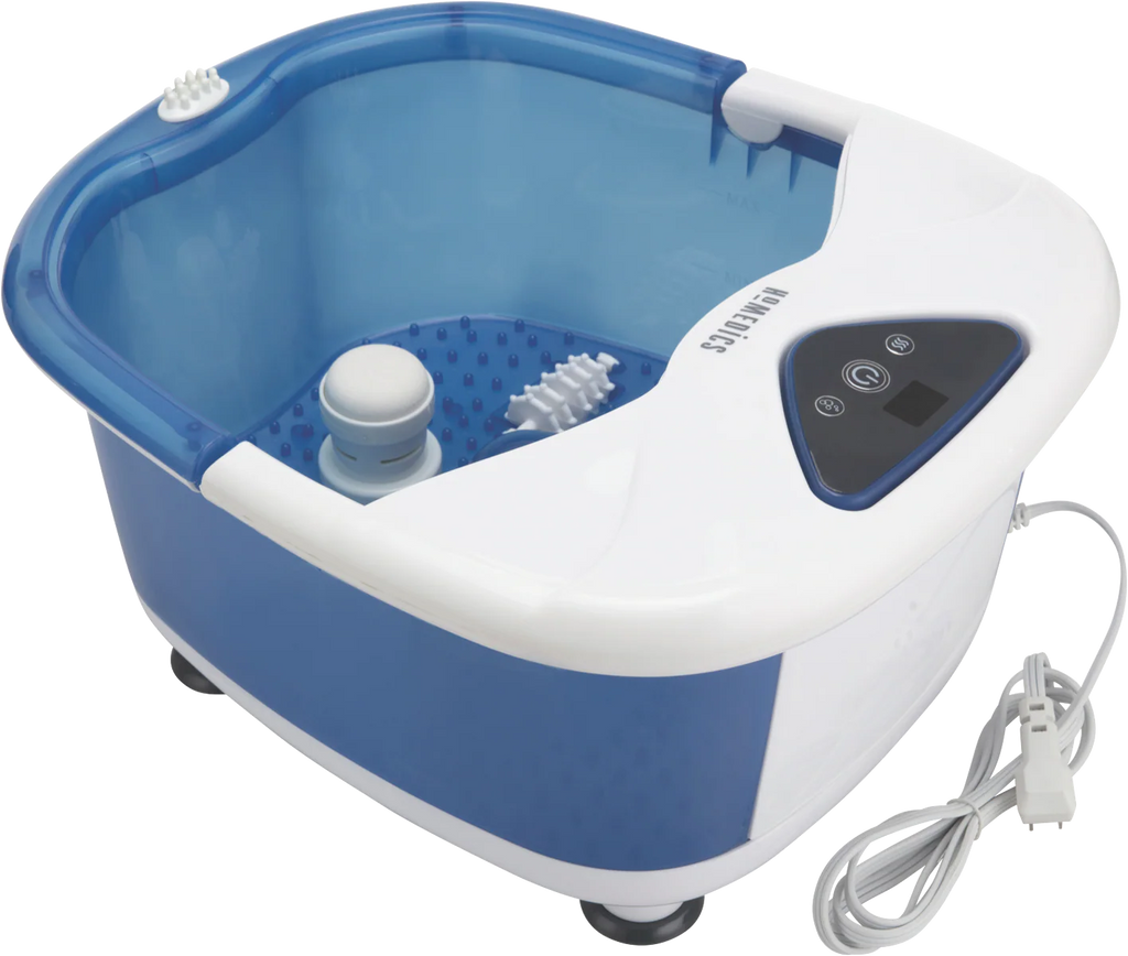 Homedics Foot Spa Bath Massager Heat Bubbles Footbath Heated Feet Massager With Heat Boost