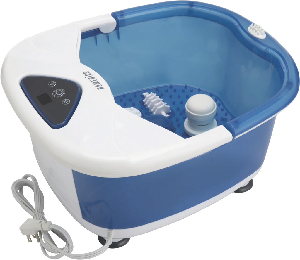 Homedics Foot Spa Bath Massager Heat Bubbles Footbath Heated Feet Massager With Heat Boost