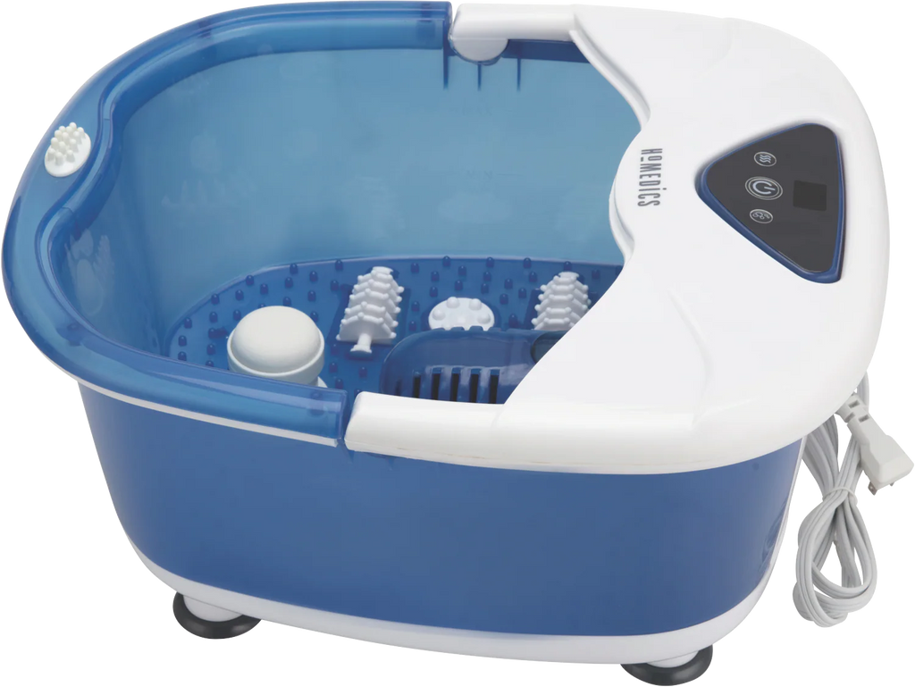 Homedics Foot Spa Bath Massager Heat Bubbles Footbath Heated Feet Massager With Heat Boost