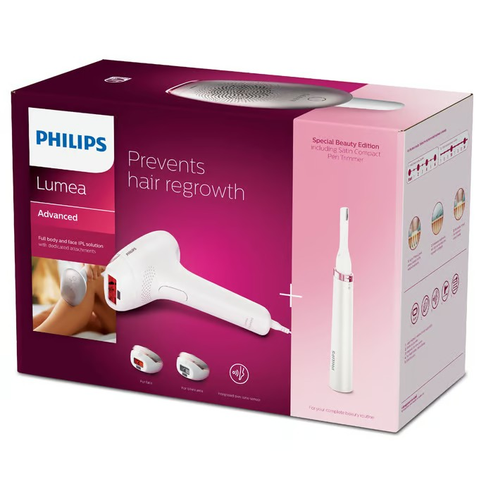 Philips Lumea Advanced IPL Hair Removal Device | BRI923/00 | Personal Coach App | Laser Hair Remover | Home Professional Removal