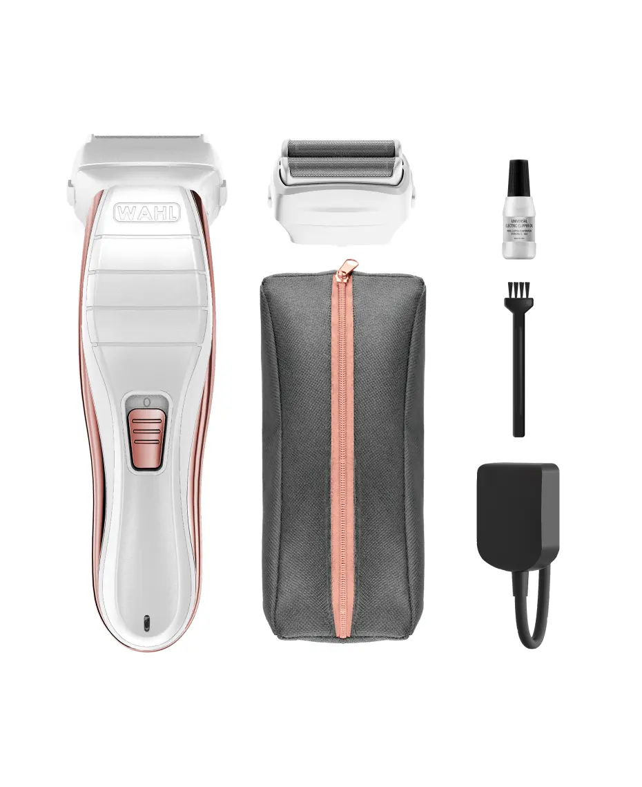 Wahl Cordless Ladies Shaver | Rechargeable Painless Hair Removal | Arm Leg Foil Shaver Shaving Attachment
