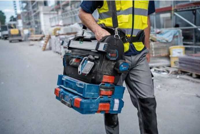 Bosch Heavy Duty Canvas Bag | Professional Tradie Bag | Versatile Compartments | Quick Access