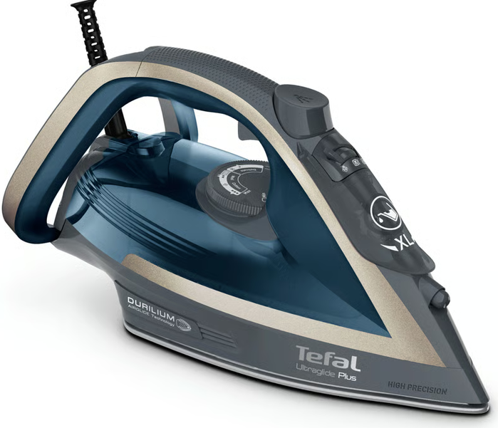 Tefal 2400W Extra Steam Iron Ironing Press | Clothes Steam Shirt Crease Remover | Scratch Resistant Soleplate