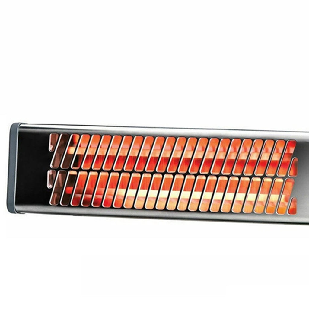 Wall Mounted Strip Heater 1200W Indoor Bathroom Wall Mount Heating Pullcord Waterproof