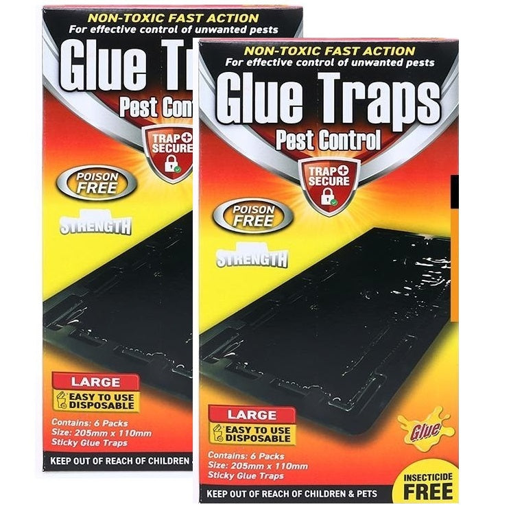 8x Large Rat Mouse Mice Traps, Indoor Household Glue Mouse Catcher Non-Toxic, Poison and Insecticide Free