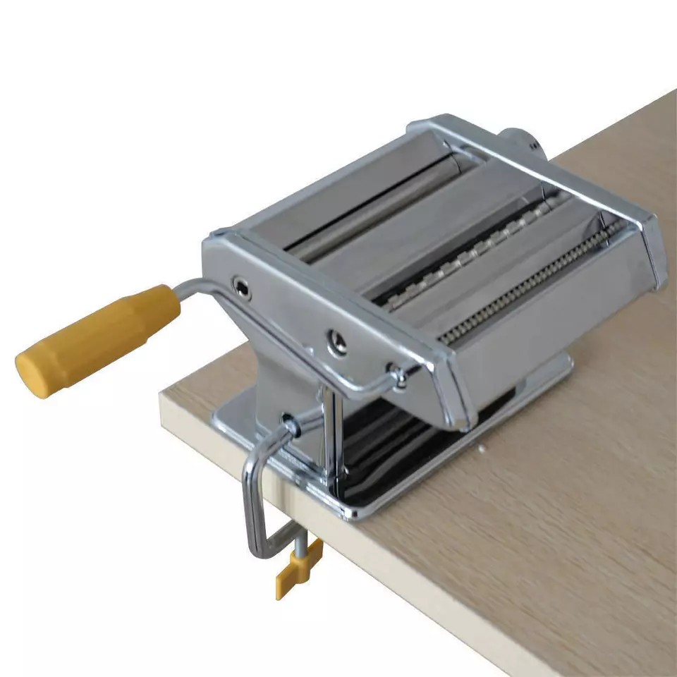 Pasta Noodle Maker Machine Cutter Fresh Spaghetti Roller 6 Thickness Settings AU
