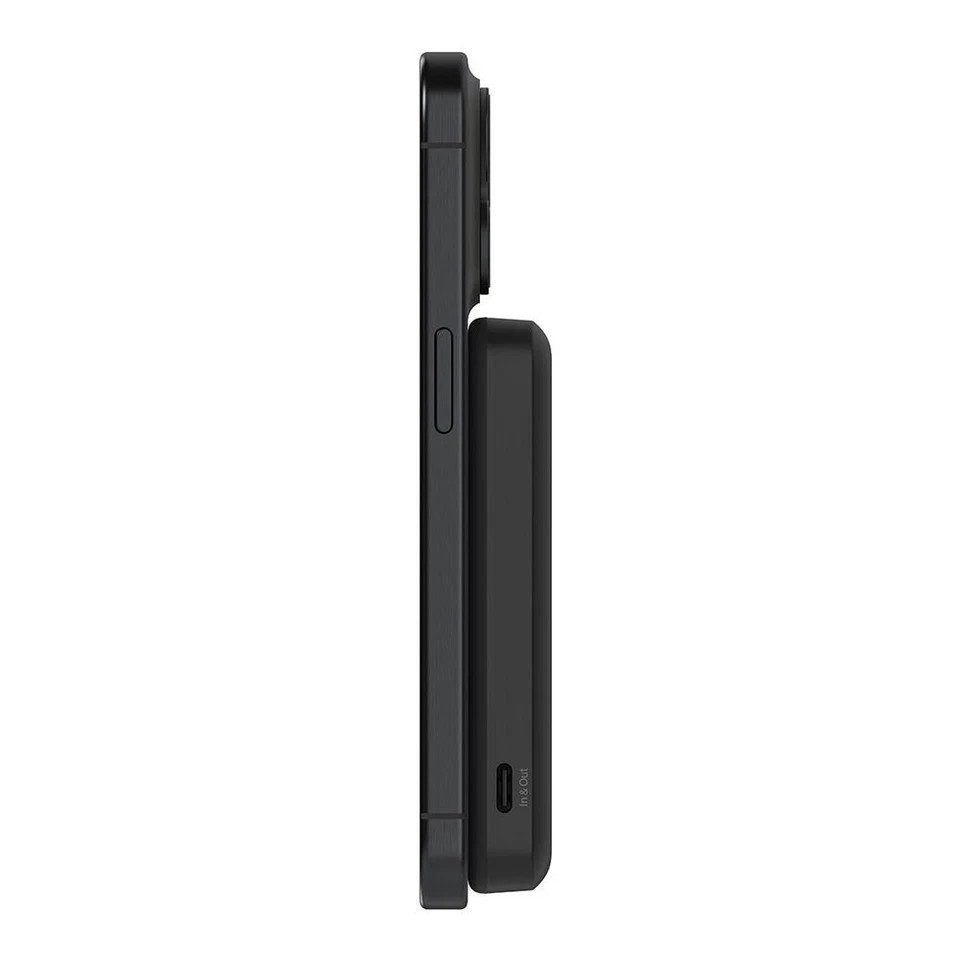 Belkin BoostCharge Pro 5K Wireless Powerbank – Qi2 MagSafe Charger, Black