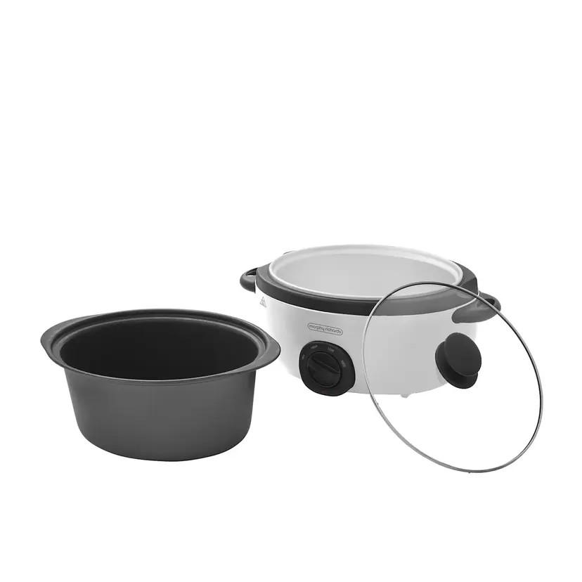 Morphy Richards Sear & Stew Slow Cooker 6.5L Family Meal Cooker 3 Heat Kitchen Cooking
