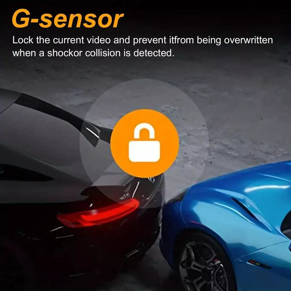 Car Dash Dual Camera | 1080P WIFI | WiFi-APP Control | HD resolution Video Recorder Front Rear | Inside Night Vision | Ride Share Driver Needs |