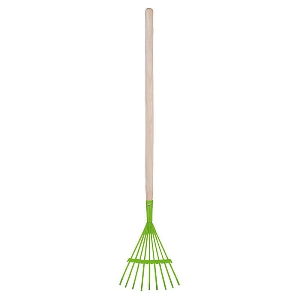 Kids/Children's Lawn Rake | 2 Piece Pretend Play Gardening Toy | Green