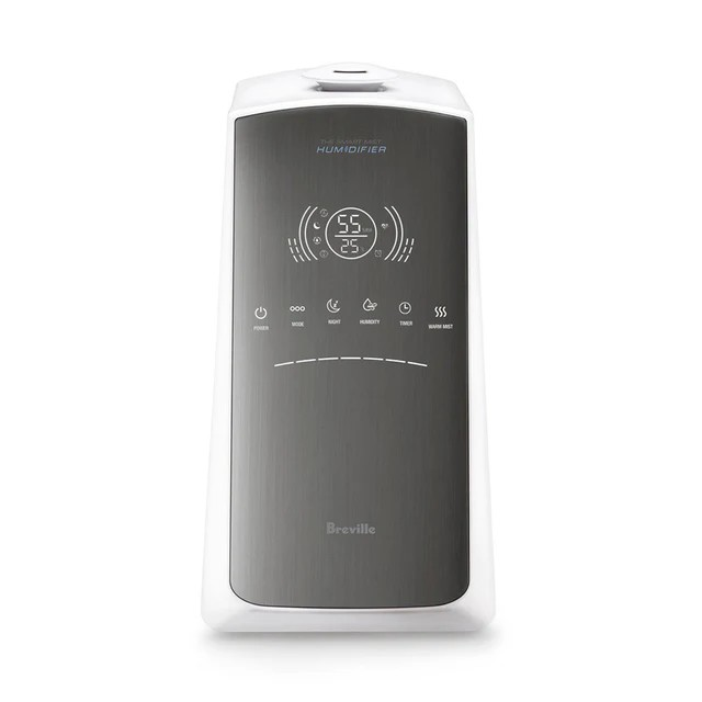 Breville | The Smart Mist Humidifier | Bedroom (40m2) Humidifier | 110Watts | Healthy Humidifier | Cool/Warm Mist
