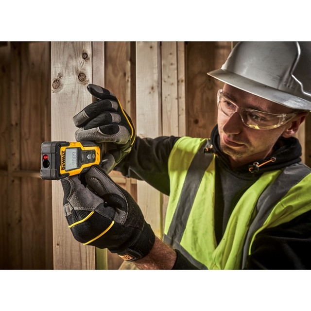 DeWalt Laser Distance Measure 30m | High Accuracy | Battery Operated | Metric and Imperial Distances | Compact & Lightweight