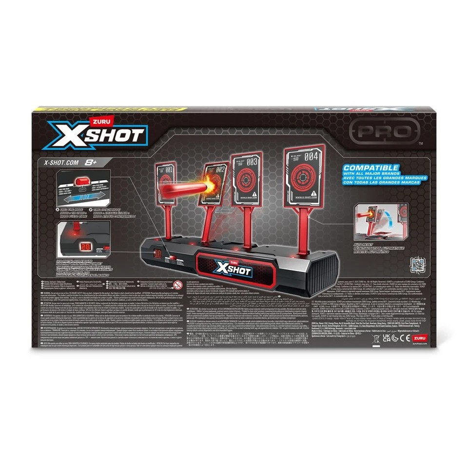 Zuru Xshot Interactive Electronic Target w/ Scoring Modes Kids/Children 8y+