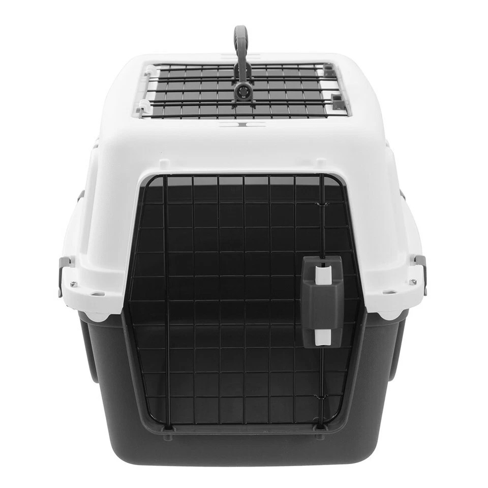 Paws & Claws Pet Carrier | 58.5cm Pet Dog Carrier | Travel Kennel | Crate w/ Metal Door Medium