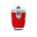 Smeg Vintage Retro Citrus Juicer Red | 70W Motor | Stainless Steel | Non-Drip Spout | BPA Free Kitchen Appliance Juicing Machine