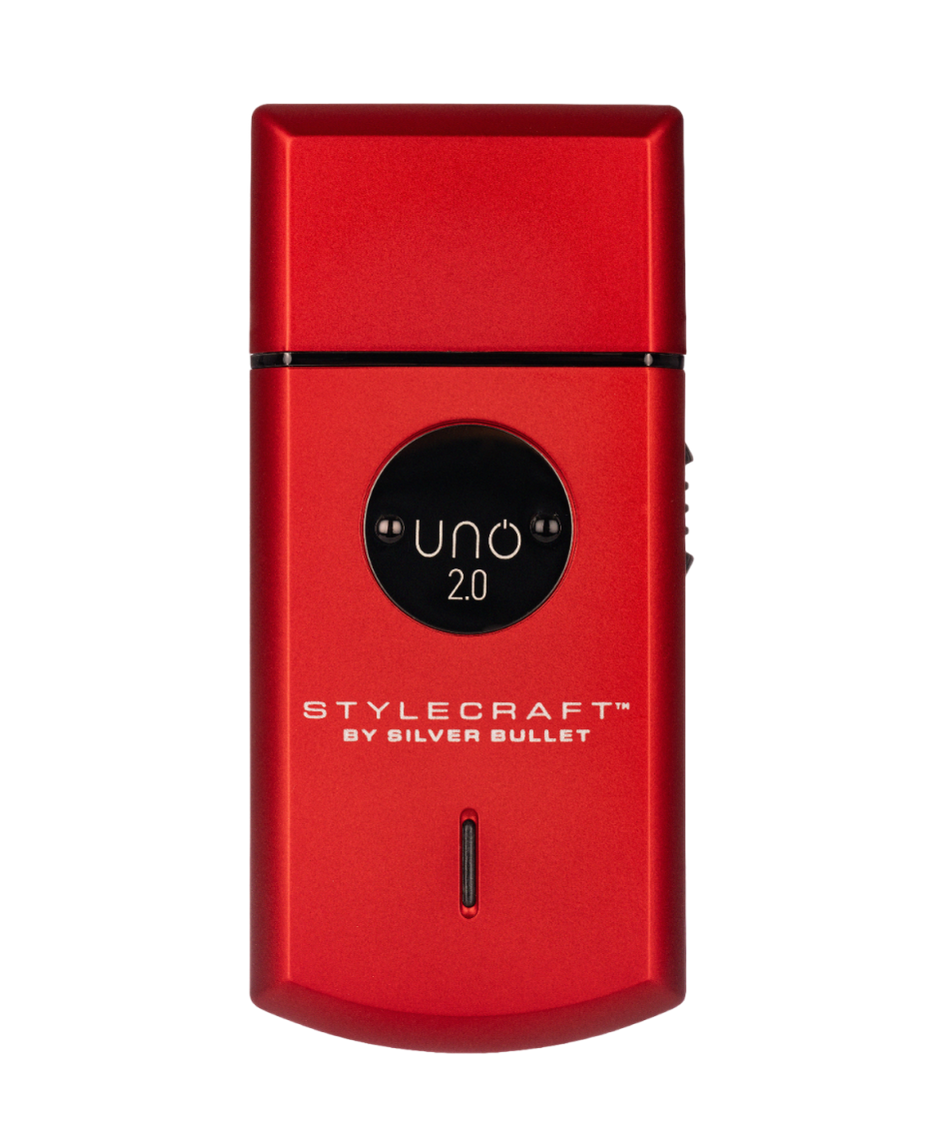Uno Single Shaver | Cordless Red Foil Shaver | Pocket Sizer Shaver | Super Close Shave | Forged Blade