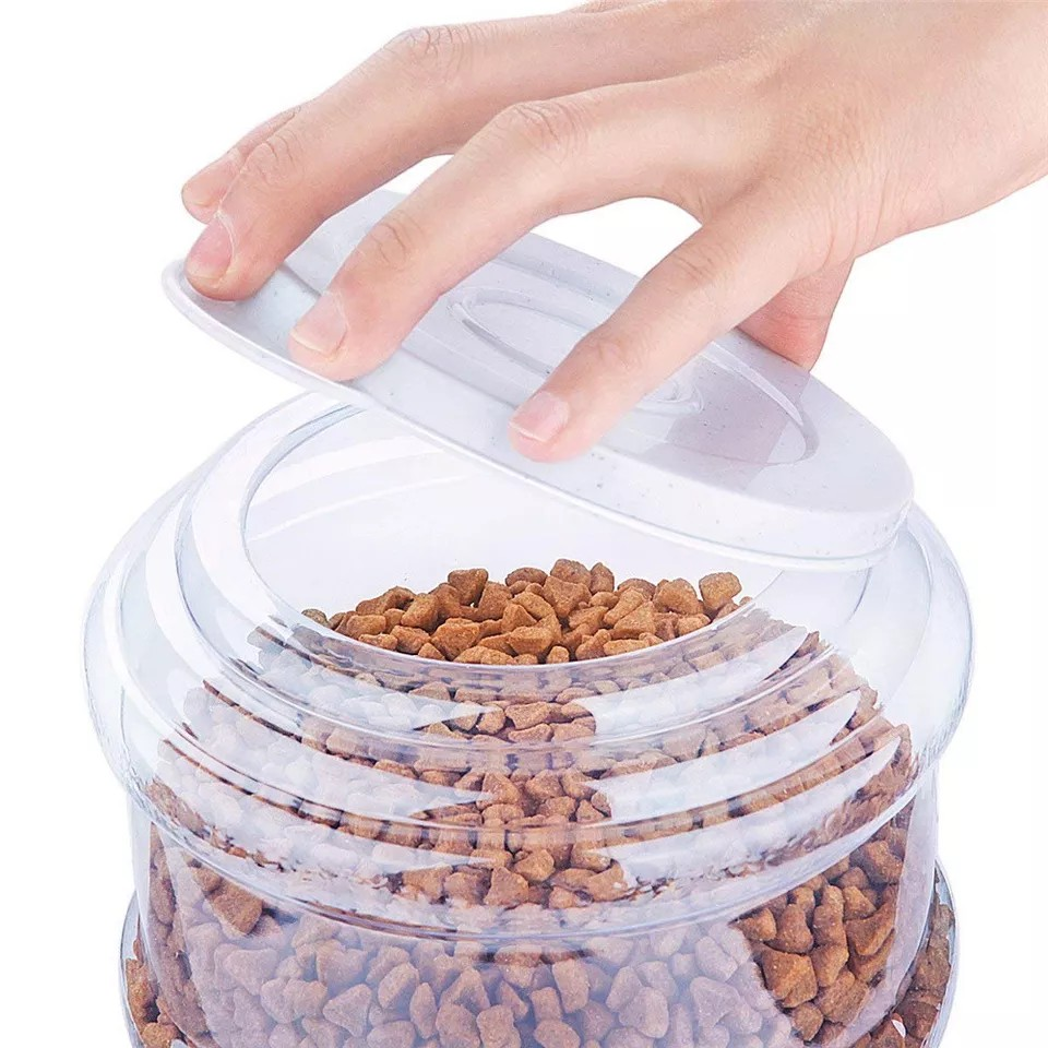 Automatic Pet Feeder 3.5L - Smart Dog Cat Food Dispenser with Water Bowl | Self-Feeding System for Dogs & Cats