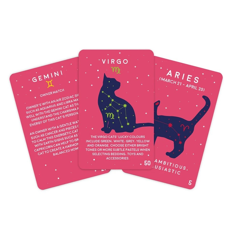 Paw-Mistry Cat Personality Cards | 300pc Gift Republic Set | Fun Pet Gift AU | Cat Lovers Games