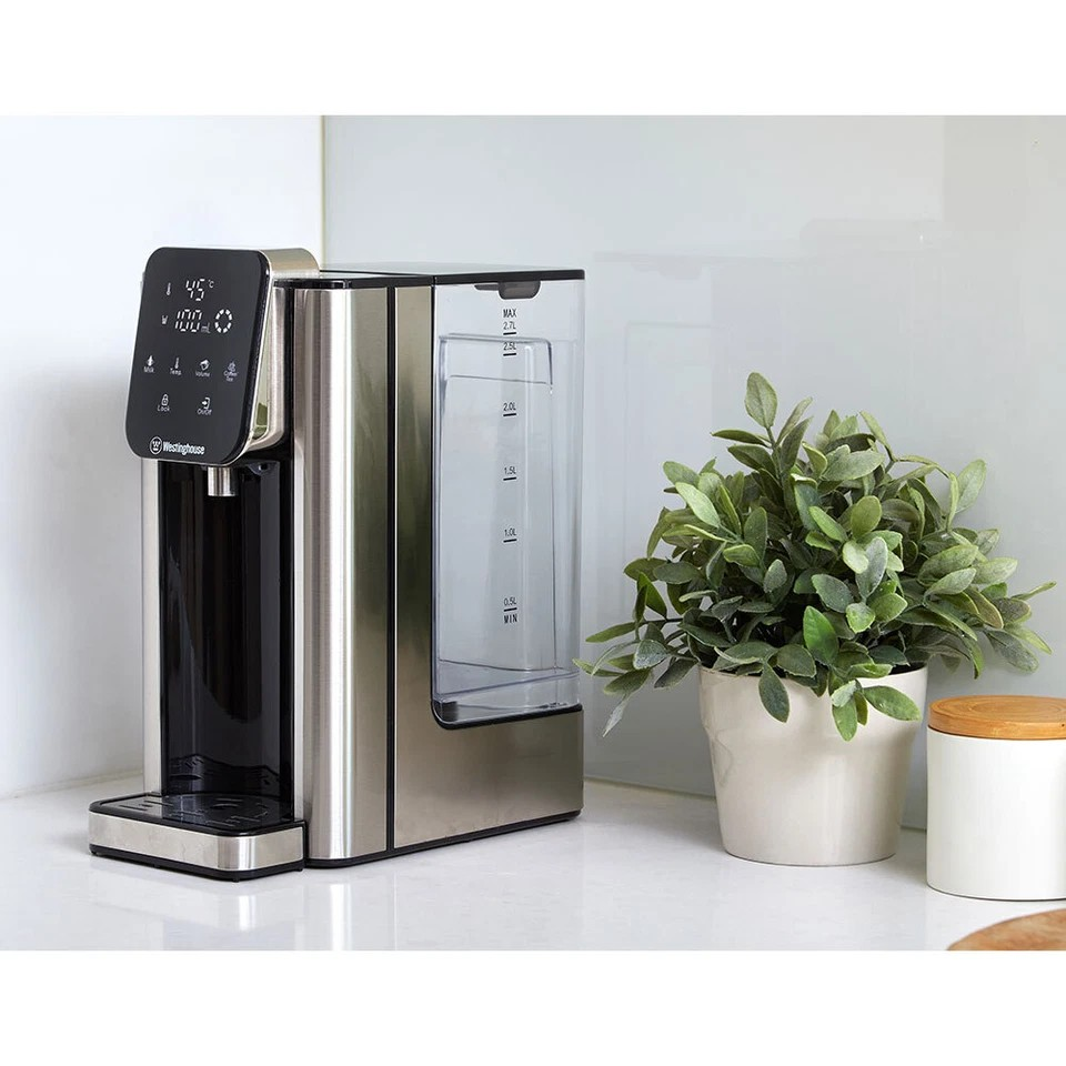 Westinghouse 2.7L Digital Instant Hot Water Dispenser/Urn/Boiler | Beautifully Designed Stainless Steel | Baby Bottle Function | Adjustable Presets