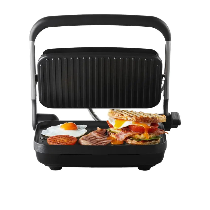 1800-Watt Sunbeam 2 Slice Grill and Sandwich Press | Toastie Maker | Stainless Steel Grill