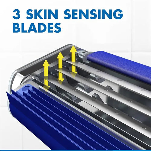 16 Pack Gillette Sensor 3 Disposable Razors  - Mens Travel Shavers Facial Hair Remover