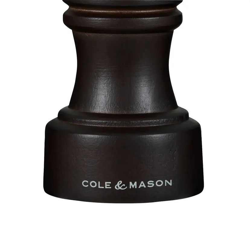 Cole & Mason Beech Wood Grinder | Salt Pepper Adjustable Grinding Tool | Kitchen Gift Elegant