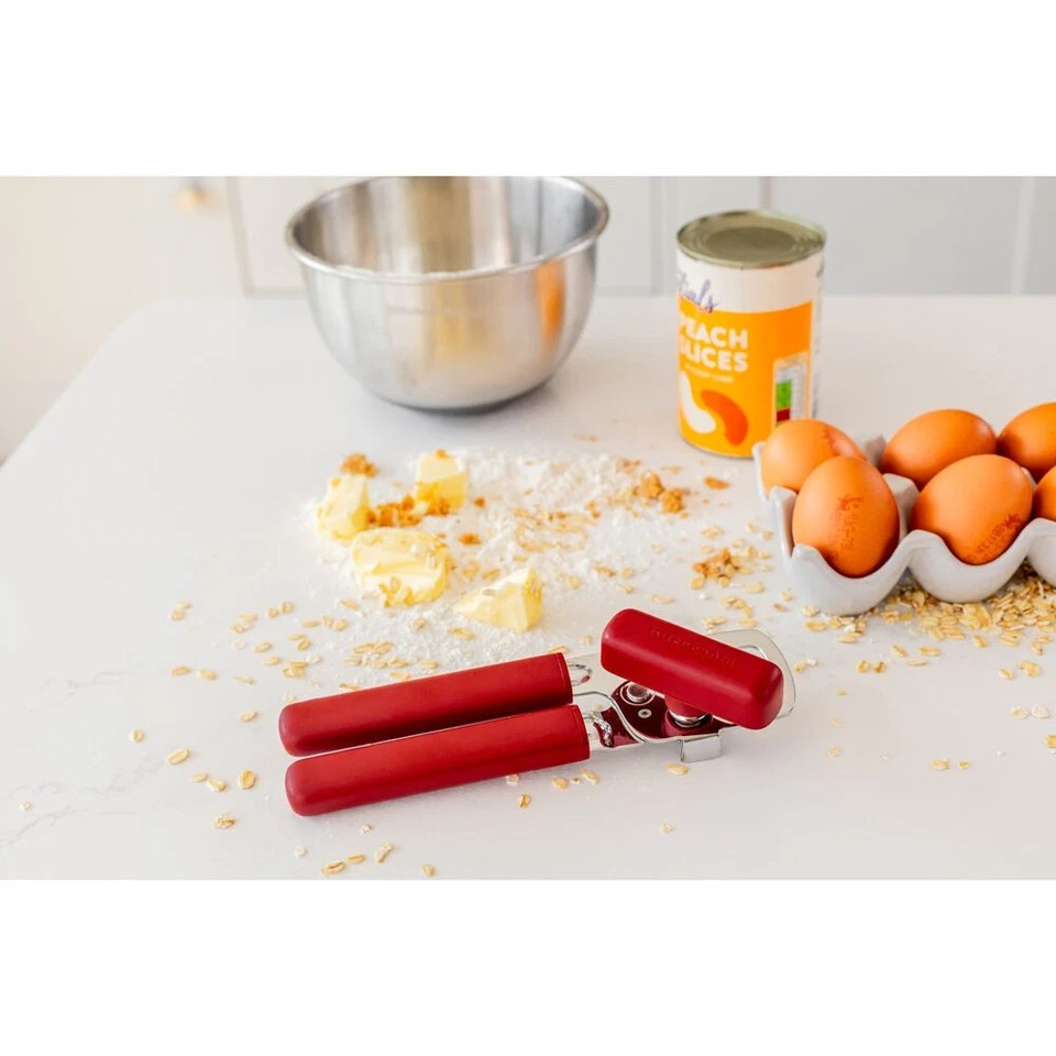 KitchenAid Classic Multifunction Can Opener | Kitchen Tool w/Bottle Empire Red | Integrated Bottle Opener