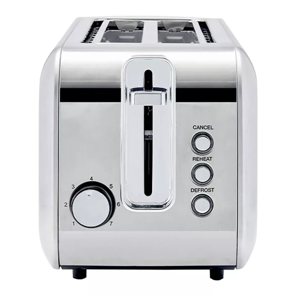 Morphy Richards Electric Slim Kitchen Equip 4 Slice Long Slot Toaster 1450W