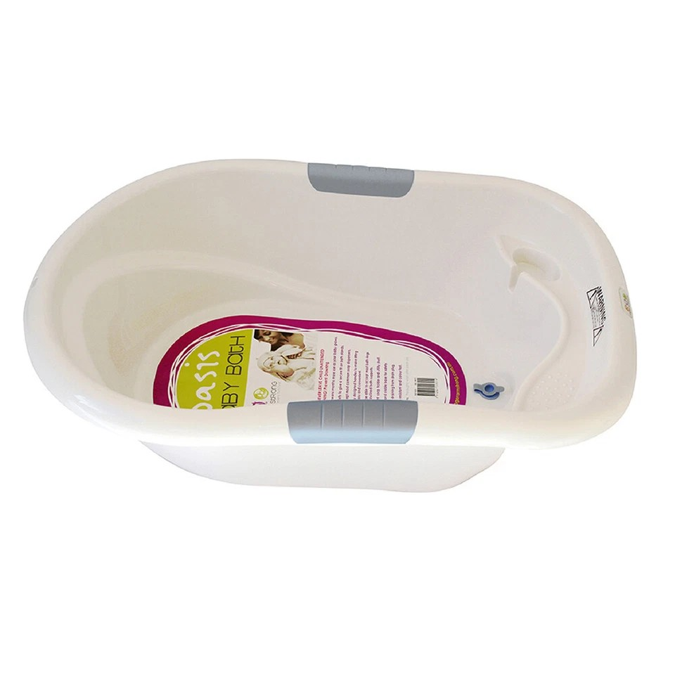 Roger Armstrong Oasis Baby Bath Infant/Toddler Shower Bathing/Shower Tub WHT 2+
