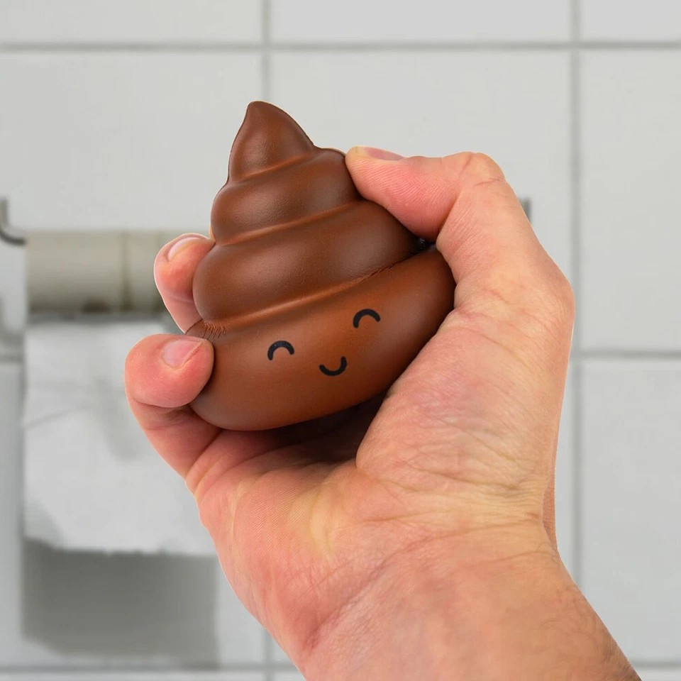 Gift Republic Poo Squeeze Toys | 2-Pack Stress Busters | For All Ages