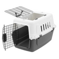 Paws & Claws Pet Carrier | 58.5cm Pet Dog Carrier | Travel Kennel | Crate w/ Metal Door Medium