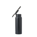 Ringo 710ml Insulated Water Bottle | MagSafe Phone Mount | Black Stainless Steel