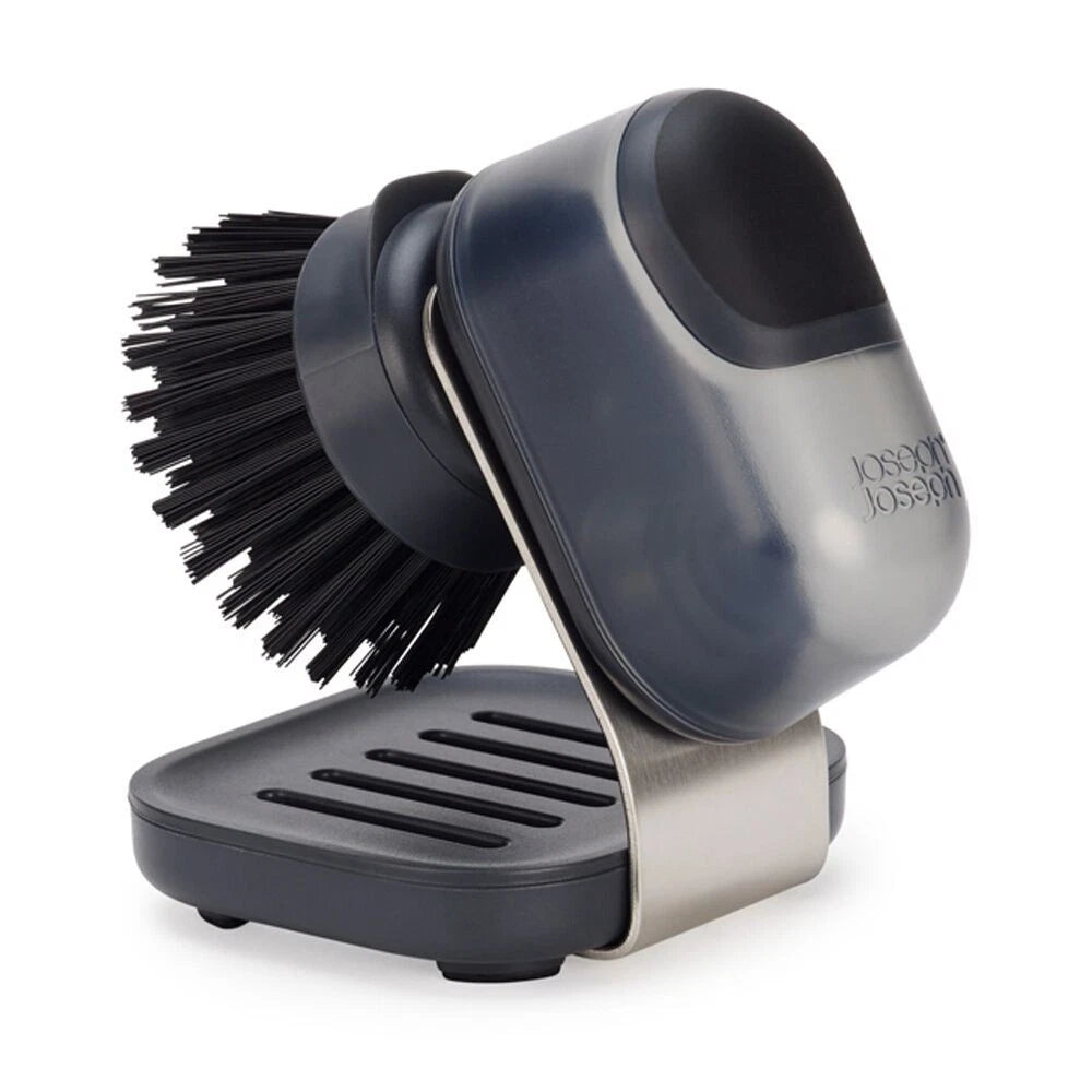 Joseph SinkTech Soap Dispenser Palm Brush With Stand Graphite