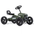 Berg Jeep Buzzy | Kids/Children's Pedal Go Kart Ride On Toy | Sahara Green 2-5y