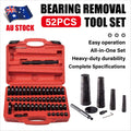 52PCs Custom Bushing Bearing Seal Driver Push Press Disc Tool Set kit 18mm-74mm