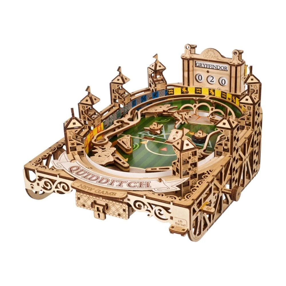 UGears Harry Potter Quidditch Stadium | Pinball Wooden 3D Puzzle 402pc | Suitable for 14y+