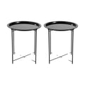 Boxsweden Luno Round Side Table | Dimensions 47x47x50cm 2PK