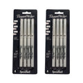 2x 4pc Speedball Elegant Writer Art/Craft Calligraphy Writing Marker Set Black