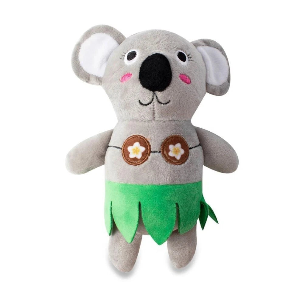Petshop By Fringe Studio Shake Your Palm Palms Koala Squeaky Plush Dog Toy 23cm