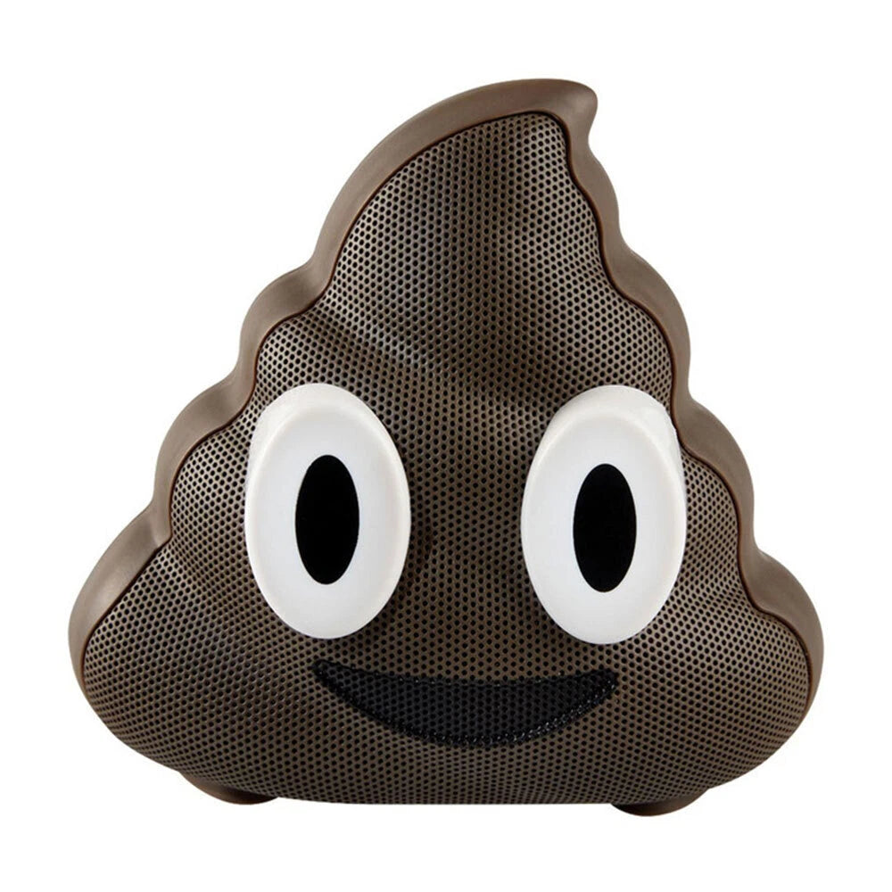 Jam Bluetooth Wireless Speaker w/Mic | Choc Swirl Poop Emoji | Suitable for iPhone/Galaxy