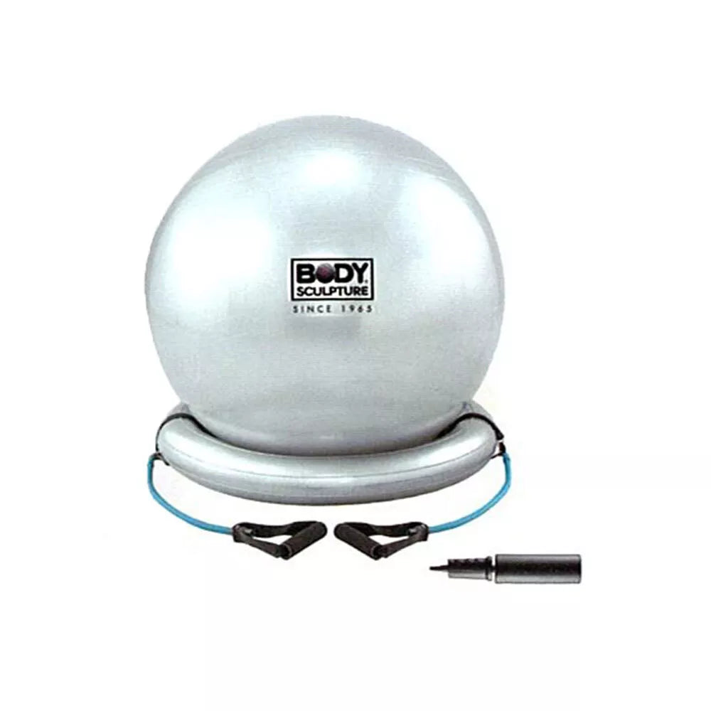 Body Sculpture Pilates 60cm Ball Set | Gym Workout/Training Fitness | Core Strength Training | Unlock your Strong Self