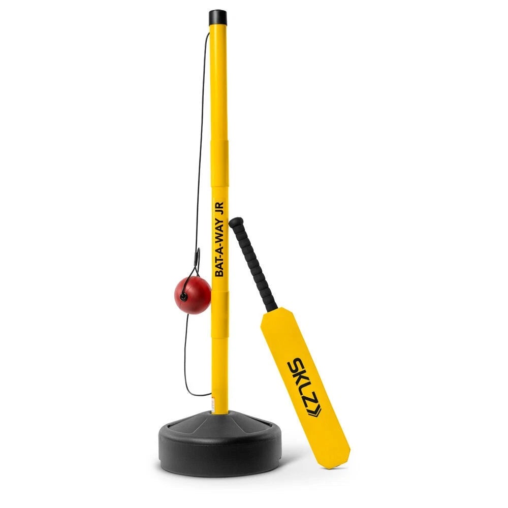 Junior Cricket Swing Trainer | Adjustable Bat-A-Way Equipment | Cricket Practice | Hand Eye Coordination