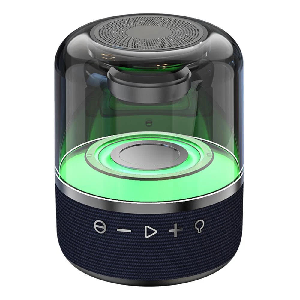 Sansai 14.5cm Bluetooth RGB | Colourful Wireless Speaker 20W Music/Audio Playing | Dual Stereo Crystal