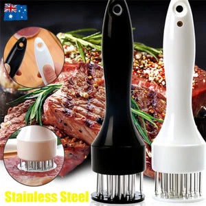 Kitchen Meat Tenderizer Steak Hammer Pin StainlessSteel Prongs Tenderiser - Random Colour