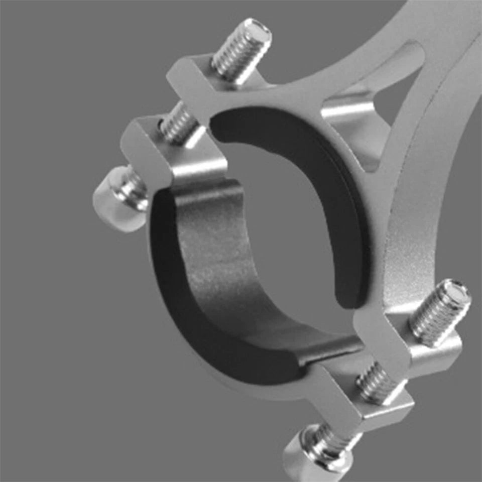 Aluminum Bicycle Handlebar Mobile Phone Holder | 360° Rotate Mount Universal | Non-slip pads