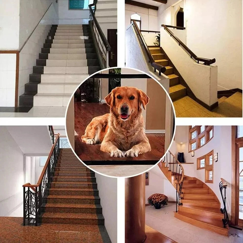 Dog Pet Gate Mesh | Safe Fence Barrier Guard | Stair Enclosure Baby Puppy Safety Net | 72x180 CM