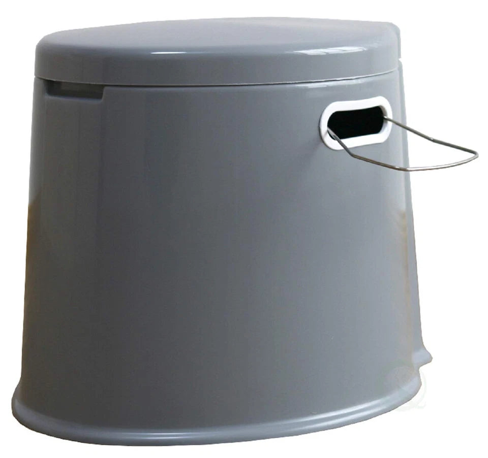 Outdoor Portable Toilet | 6L Capacity Camping Potty | Caravan Travel Camp Boating Tent Hiking | Durable  polyethylene