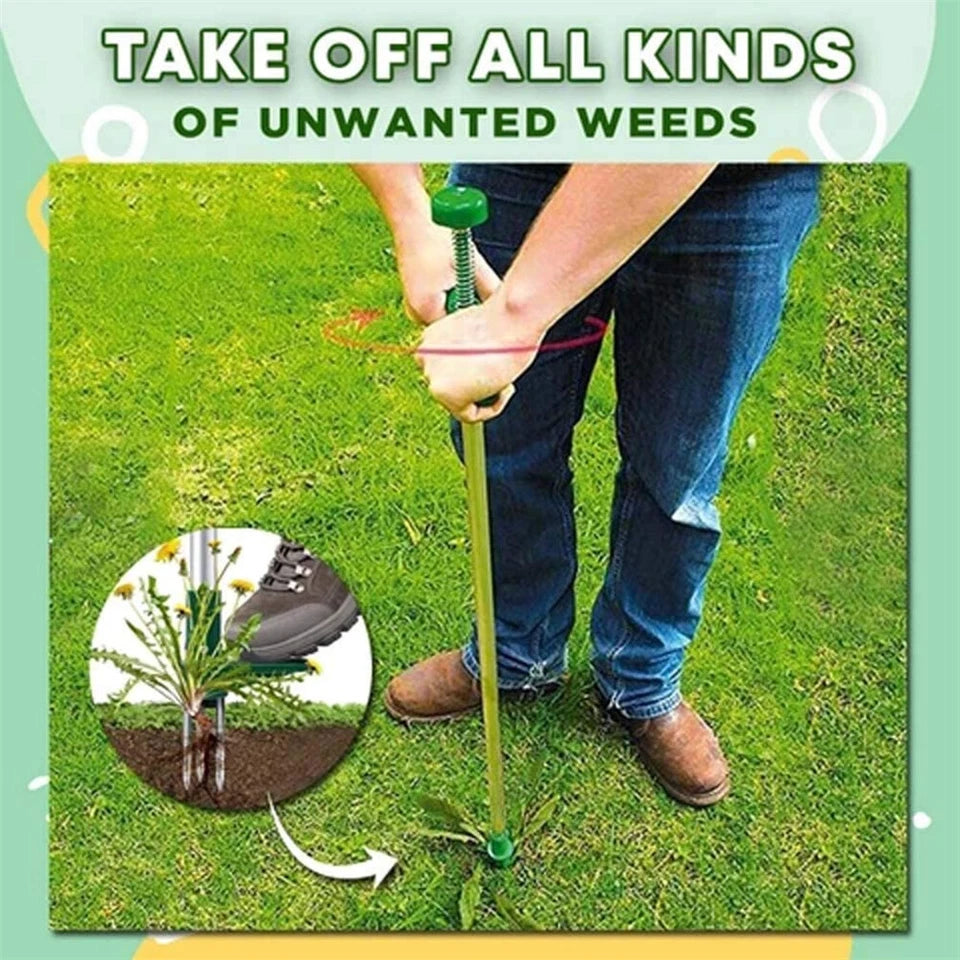 Weed Puller | Weeder Twister | Twist Pull Garden Lawn Root Killer | Remover Tool