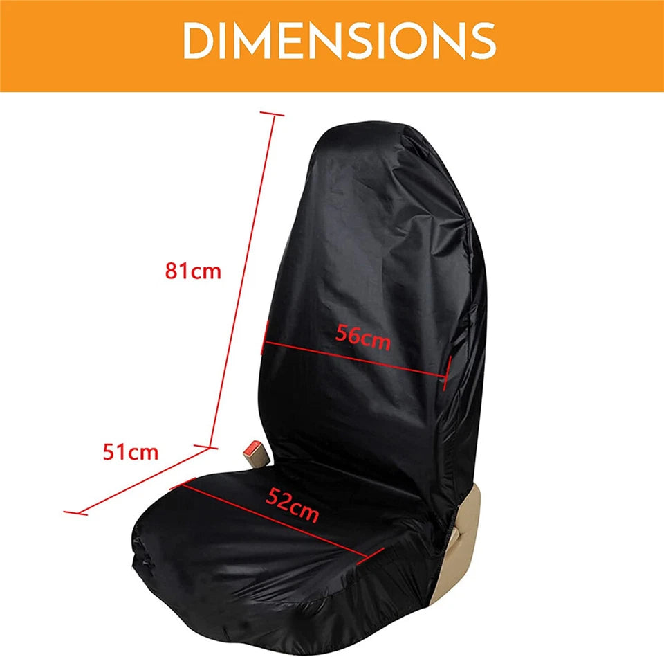 Pet Car Seat Cover | Pair Throw Over Seat Cover | Waterproof Seat Protector Universal